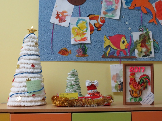 Конкурс новогодних поделок  - МБДОУ детский сад «Морячок»